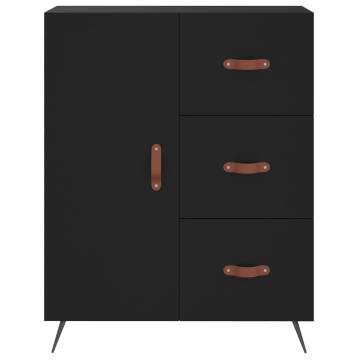 Stylish Highboard Black | 69.5x34x180 cm | Hipomarket