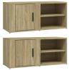 Stylish Sonoma Oak TV Cabinets - 2 pcs, Engineered Wood