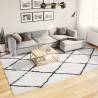 Shaggy Rug PAMPLONA High Pile Modern Cream and Black 240x340 cm Colour cream and black Size 240 x 340 cm 