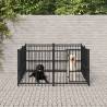 Outdoor Dog Kennel Steel 3.75 m² Size 194 x 193.5 x 100 cm Quantity in Package 1 