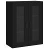 Elegant Highboard Black - Stylish Storage Solution 69.5x34x180 cm