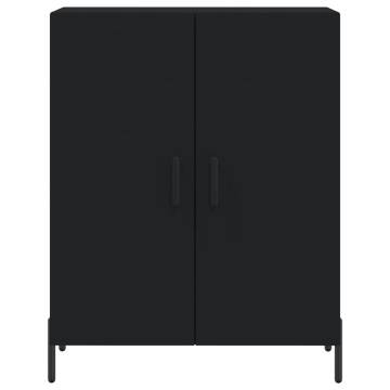 Elegant Highboard Black - Stylish Storage Solution 69.5x34x180 cm