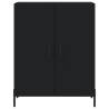 Elegant Highboard Black - Stylish Storage Solution 69.5x34x180 cm