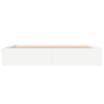 Modern White Bed Frame 200x200 cm | Stylish & Practical