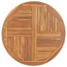 Solid Teak Wood Round Table Top - 90 cm Diameter