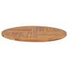 Solid Teak Wood Round Table Top - 90 cm Diameter