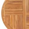 Solid Teak Wood Round Table Top - 90 cm Diameter