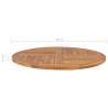 Solid Teak Wood Round Table Top - 90 cm Diameter