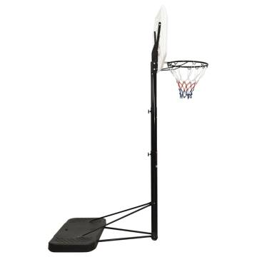 Basketball Stand White 258-363 cm - Adjustable & Portable