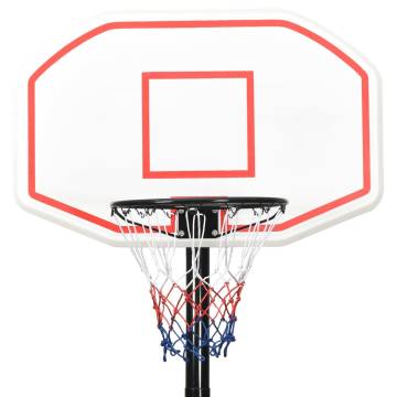 Basketball Stand White 258-363 cm - Adjustable & Portable