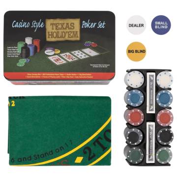 Poker Chip Set 200 pcs - Ultimate Home Game Experience