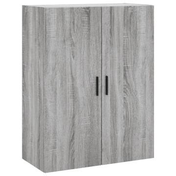 Wall Mounted Cabinets 2 pcs Grey Sonoma | Elegant Storage