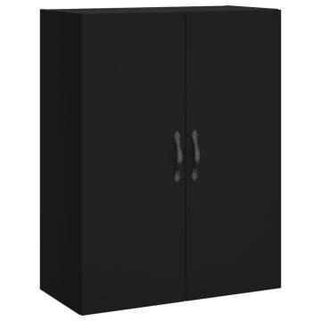 Stylish Highboard Black - 69.5x34x180 cm | Hipomarket