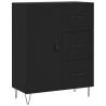 Stylish Highboard Black - 69.5x34x180 cm | Hipomarket