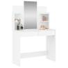 White Dressing Table with Mirror 96x39x142 cm - Hipomarket