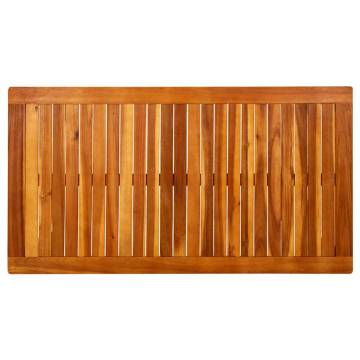 Garden Coffee Table - Solid Acacia Wood 110x60x45 cm