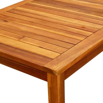 Garden Coffee Table - Solid Acacia Wood 110x60x45 cm