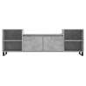 Stylish Concrete Grey TV Cabinet - 160x35x55 cm | HipoMarket