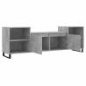 Stylish Concrete Grey TV Cabinet - 160x35x55 cm | HipoMarket