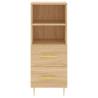 Stylish Highboard Sonoma Oak - 34.5x34x180 cm | Hipo Market