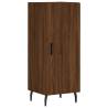 Stylish Highboard Brown Oak - 34.5x34x180 cm | HipoMarket