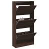 Shoe Cabinet Brown Oak 60x21x125.5 cm Engineered Wood Colour brown oak Size 60 x 21 x 125.5 cm Quantity in Package 1 Number of 