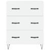 Stylish Highboard White 69.5x34x180 cm - Durable & Elegant