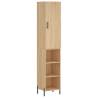 Stylish Highboard Sonoma Oak - 34.5x34x180 cm | Hipo Market