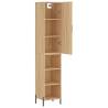 Stylish Highboard Sonoma Oak - 34.5x34x180 cm | Hipo Market