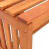 Garden Bench 130 cm Solid Eucalyptus Wood | Hipomarket UK