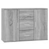 Elegant Grey Sonoma Sideboard - 91x29.5x65 cm | HipoMarket