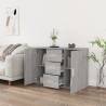 Elegant Grey Sonoma Sideboard - 91x29.5x65 cm | HipoMarket