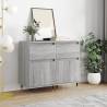 Sideboards 2 pcs Grey Sonoma 40x35x70 cm Engineered Wood Colour grey sonoma Quantity in Package 2 