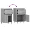 Trendy Grey Sonoma Sideboards - 2 pcs | HipoMarket