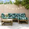 5 Piece Garden Lounge Set - Impregnated Pine Wood | HipoMarket