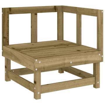 5 Piece Garden Lounge Set - Impregnated Pine Wood | HipoMarket