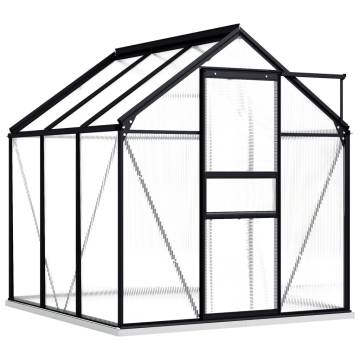 Greenhouse with Base Frame - Anthracite Aluminium 3.61 m²