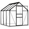 Greenhouse with Base Frame - Anthracite Aluminium 3.61 m²