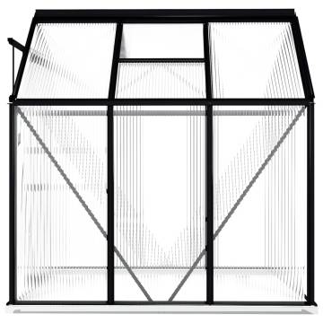 Greenhouse with Base Frame - Anthracite Aluminium 3.61 m²