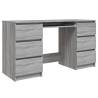 Stylish Grey Sonoma Writing Desk - 140x50 cm | HipoMarket