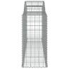 Arched Gabion Baskets - 9 pcs, Galvanised Iron, 300x50cm