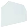 Fireplace Glass Plate Hexagon 100x60 cm - Premium Protection