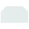 Fireplace Glass Plate Hexagon 100x60 cm - Premium Protection