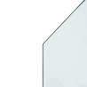 Fireplace Glass Plate Hexagon 100x60 cm - Premium Protection