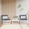 Garden Chairs 2 pcs White Solid Wood Pine Colour white pine Quantity in Package 1 Model armchair (2 pcs) 