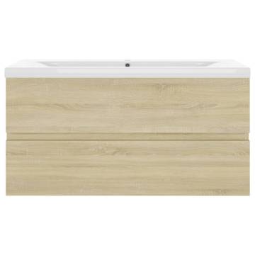 Stylish Sink Cabinet with Built-in Basin | Sonoma Oak Design