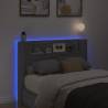 Stylish LED Headboard Cabinet Grey Sonoma | HipoMarket