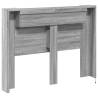 Stylish LED Headboard Cabinet Grey Sonoma | HipoMarket