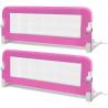 Toddler Safety Bed Rail 2 pcs Pink | Hipomarket UK