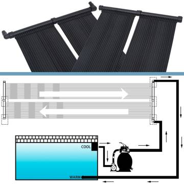 Solar Pool Heater Panel Set - 4 pcs 80x310 cm | HiPoMarket UK